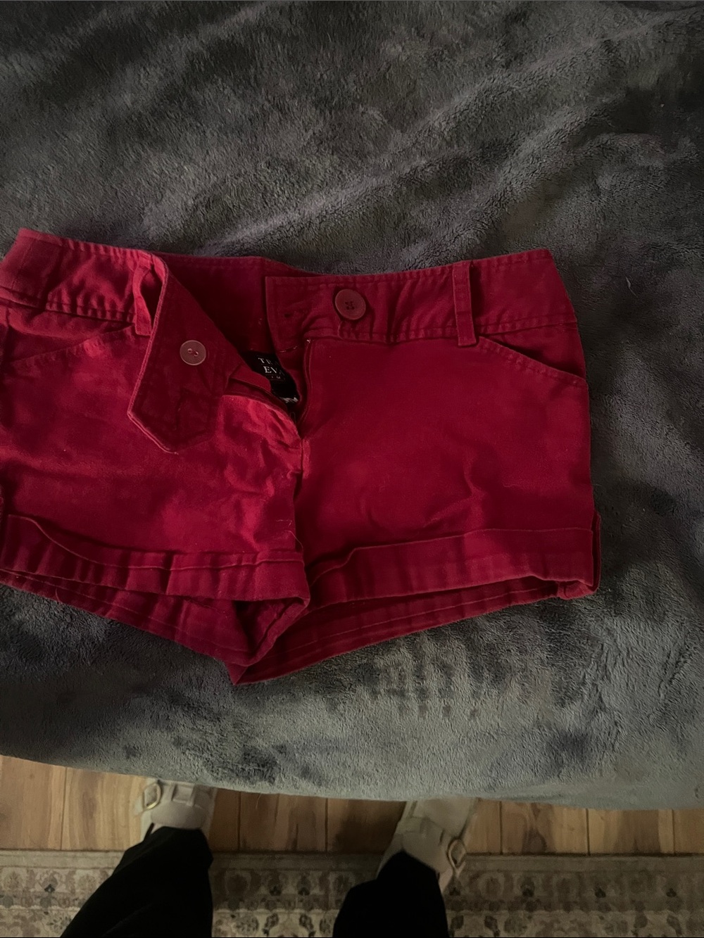 Tracy Evans Women's Red Cotton Shorts